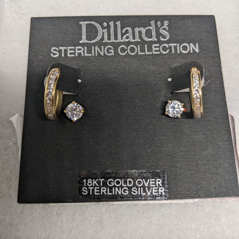 New - 18K Gold/Sterling Silver